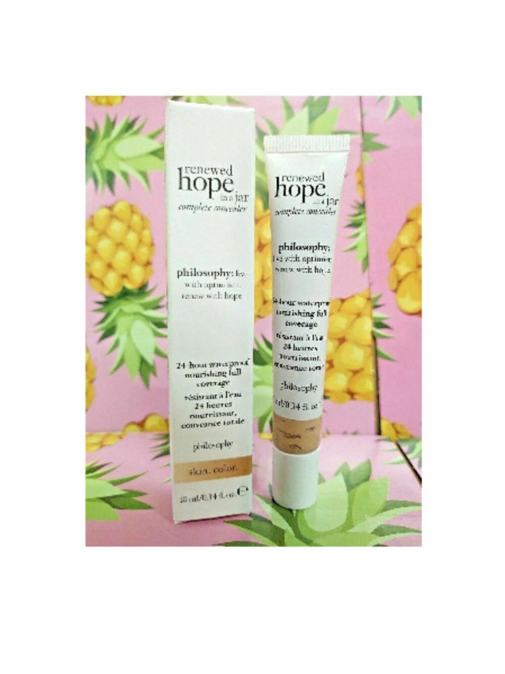 Philosophy RENEWED HOPE IN A JAR CONCEALER Full Coverage 9.5 COCOA .34z